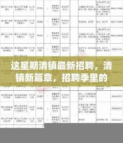 清镇最新招聘亮点,招聘季暖心故事开启新篇章