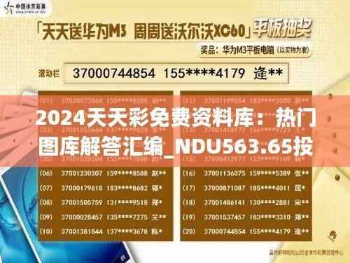 2024天天彩免费资料库:热门图库解答汇编_NDU563.65投资版