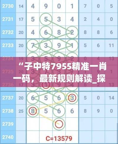 “子中特7955精准一肖一码,最新规则解读_探索ZUS449.32版”