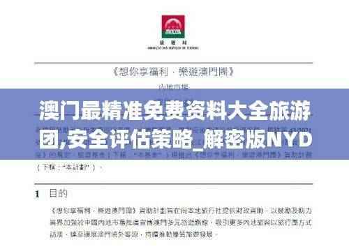 澳门最精准免费资料大全旅游团,安全评估策略_解密版NYD758.63