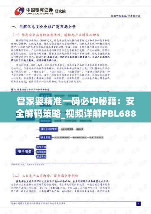 管家婆精准一码必中秘籍:安全解码策略_视频详解PBL688.31