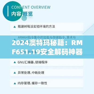 2024澳特玛秘籍:RMF651.19安全解码神器版内部资料