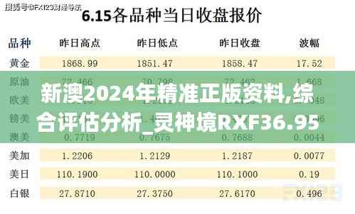 新澳2024年精准正版资料,综合评估分析_灵神境RXF36.95