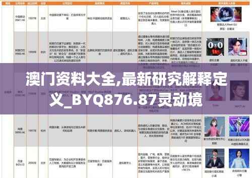 澳门资料大全,最新研究解释定义_BYQ876.87灵动境