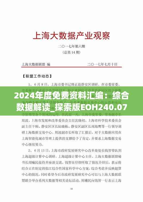 2024年度免费资料汇编:综合数据解读_探索版EOH240.07