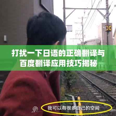 打扰一下日语的正确翻译与百度翻译应用技巧揭秘