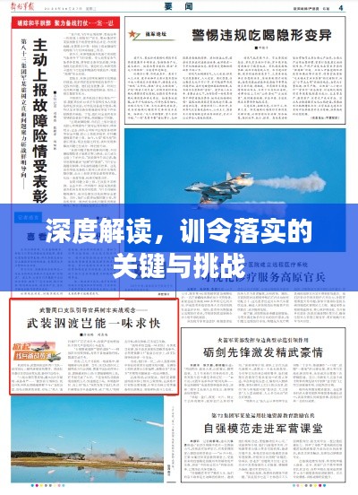 深度解读,训令落实的关键与挑战