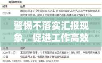 警惕不落实汇报现象,促进工作高效执行落地