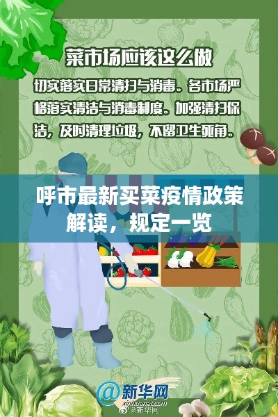 呼市最新买菜疫情政策解读,规定一览